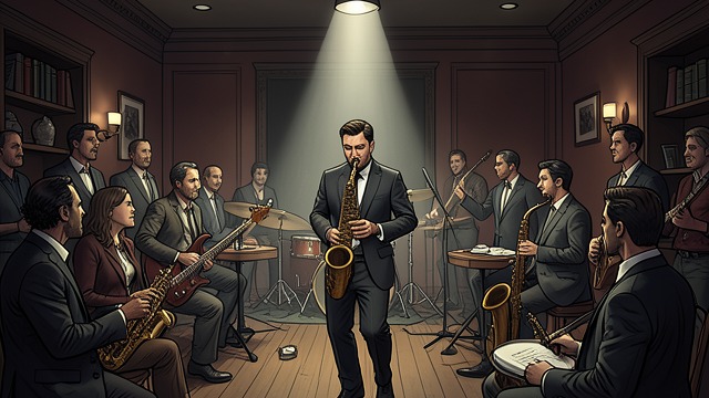 Bebop in Chicago from "On the Road". A New Sound Listening Sal Paradise hears Bebop in Chicago and connects its restless sound to young people moving through a vast shared national landscape.