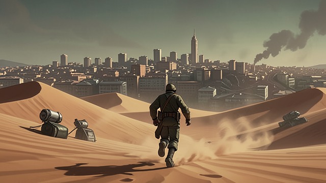 The Desert Dream from "On the Road". A Figure in Pursuit Dream Sal Paradise recalls telling Carlo Marx about an Arabian figure pursuing him across a desert toward a protective city.