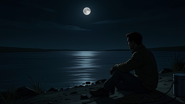 The Riverbank Vision from "On the Road". Looking West from Home Reflection Sal Paradise sits by the New Jersey river and imagines the long land, roads, and people stretching westward beneath the night…