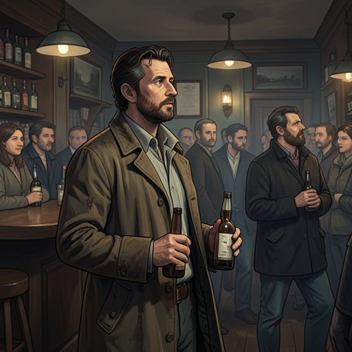Dean’s Unfound Father from "On the Road". This flow follows Dean Moriarty’s lifelong search for Old Dean Moriarty and the family history he hopes to recover from a father who repeatedly disappears.