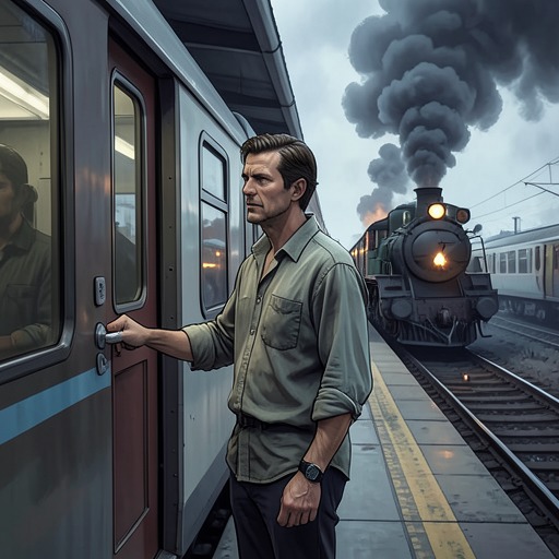 Stan’s Departure from Denver from "On the Road". This flow follows Stan Shephard’s decision to leave family life for Mexico, exposing both his hunger for escape and the attachments he leaves behind.