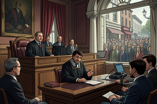 The trial of Ryan McGregor from "Noughts & Crosses". The trial of Ryan McGregor is a public prosecution that places the charge of political terrorism and seven murder counts against a father before a jury and a…