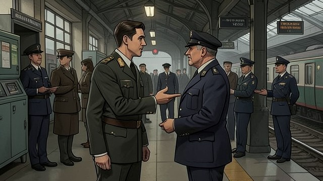 The Unequal Train Inspection from "Noughts & Crosses". The Unequal Train Inspection A Passenger Singled Out On a first-class train to Celebration Park, police officers question Callum McGregor about his identity…