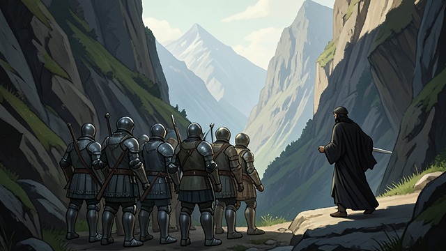 A Last Defensive Position from "The Romance of the Three Kingdoms". Holding Jian Pass A Strong Position Jiang Wei gathers Shu troops and defends Jian Pass against Zhong Hui, believing the mountains protect the route to Chengdu.