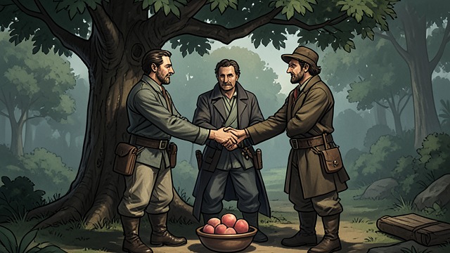 A Shared Allegiance from "The Romance of the Three Kingdoms". Loyalty Made Personal The Peach Orchard Promise Xuande, Guan Yu, and Zhang Fei bind themselves as brothers and promise to defend the people and support one…