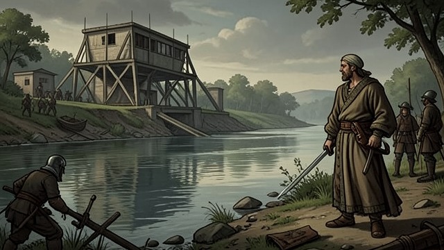 Xu Sheng’s False Wall from "The Romance of the Three Kingdoms". A Defense Built Overnight An Imperial Fleet Appears Cao Pi advances by river and expects to find the southern bank weakly defended.