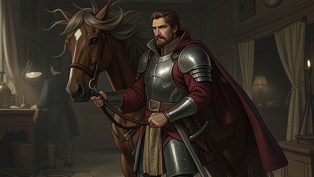 A Gift from Dong Zhuo from "The Romance of the Three Kingdoms". A Horse as Political Currency The Gift of Red Hare Li Su offers Lü Bu Red Hare along with treasure to persuade him to abandon Ding Yuan.