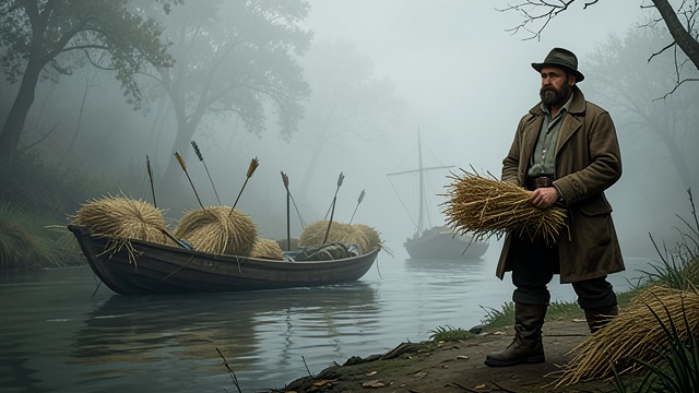 Borrowed Arrows from "The Romance of the Three Kingdoms". A Resource Turned Against Its Owner The Straw Boats Kong Ming sends boats covered with straw bales into thick fog and orders noise that suggests an attack.