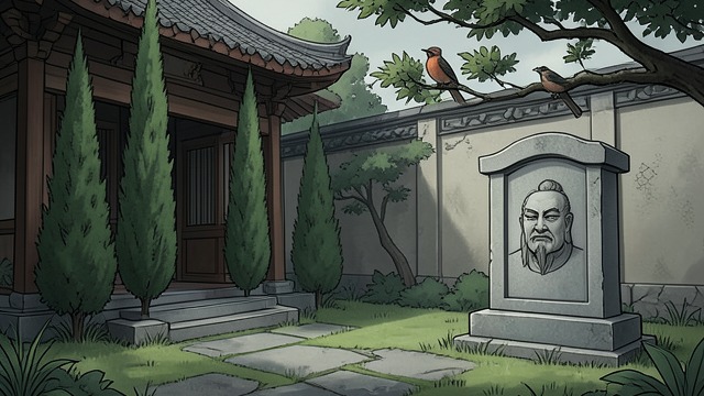 Du Fu’s Memorial to Kong Ming from "The Romance of the Three Kingdoms". Poetry Preserves an Unfinished Work The Shrine and Its Landscape Du Fu visits Kong Ming’s shrine and describes cypresses, spring grass, and birdsong around a…