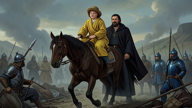 The Infant Heir from "The Romance of the Three Kingdoms". A Child Saved for the Future The Rescue Zhao Zilong carries Liu Shan through the battle and brings him back to Xuande, who rebukes himself for the danger his…