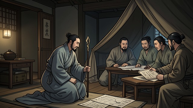 汉室在蜀汉的最后主张,《三国演义》中的场景。没有军队支撑的主张 都城投降 防线崩溃后,蜀汉后主刘禅向邓艾投降。姜维后来试图借钟会之力恢复蜀汉,却因计划失败而身亡。 名号留存于记忆 汉室的主张不再是一个实际运作的政权,但刘玄德与孔明的故事仍使这一理想在王朝覆灭后延续下去。
