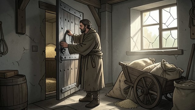Du Yu Opens the Granaries from "The Romance of the Three Kingdoms". Victory Measured by Relief Food for the People Du Yu opens grain stores after Jin takes Wu, addressing hunger that has persisted through prolonged conflict.