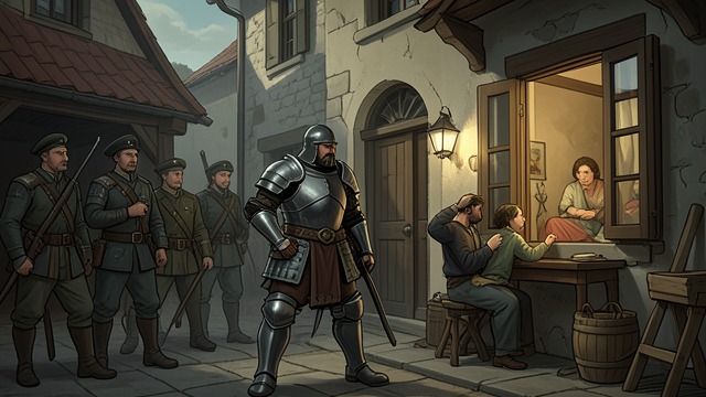 The Capture of Xiaopei from "The Romance of the Three Kingdoms". A Feud Exploited A Drunken Offense Zhang Fei beats Cao Bao, who contacts Lü Bu. Lü Bu takes Xuzhou while Zhang Fei is drunk and leaves Xuande’s family inside.