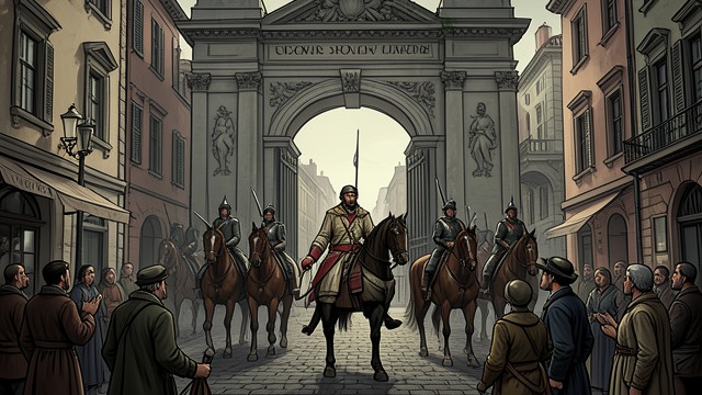 Victory and Restraint from "The Romance of the Three Kingdoms". The Conqueror Governs A Peaceful Entry Deng Ai enters Chengdu after Liu Shan submits and orders his soldiers to reassure the residents rather than plunder…