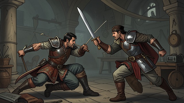 The Duel with Guan Yu from "The Romance of the Three Kingdoms". Two Warriors Acknowledge Each Other Combat and Injury Pang De fights Guan Yu at length and eventually wounds him with an arrow, but Yu Jin interrupts the…