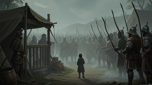 The Hanzhong Defense from "The Romance of the Three Kingdoms". A Veteran Still in Command A Feint at the Camp Zhao Zilong stands alone at his camp gate while hidden archers wait.