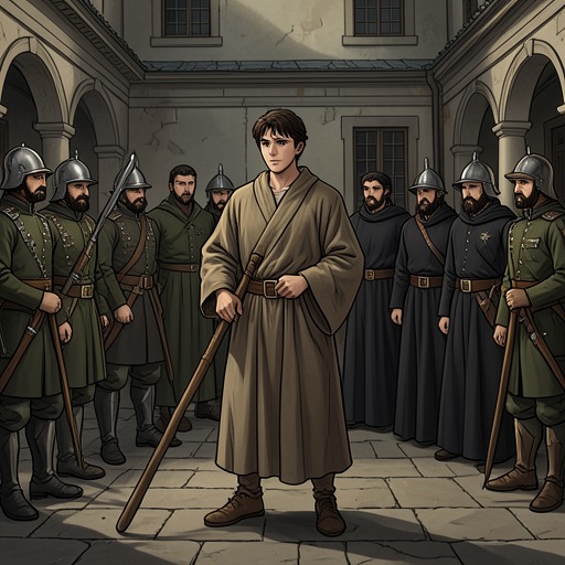 The Reluctant Surrender of Liu Shan from "The Romance of the Three Kingdoms". This flow traces Liu Shan’s path from saved heir to ruler and captive, exposing the gap between personal survival and political responsibility.