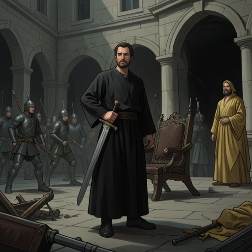 Cao Cao and the Problem of Rule from "The Romance of the Three Kingdoms". This flow examines how Cao Cao claims to defend imperial order while steadily concentrating power and destabilizing the institutions he controls.