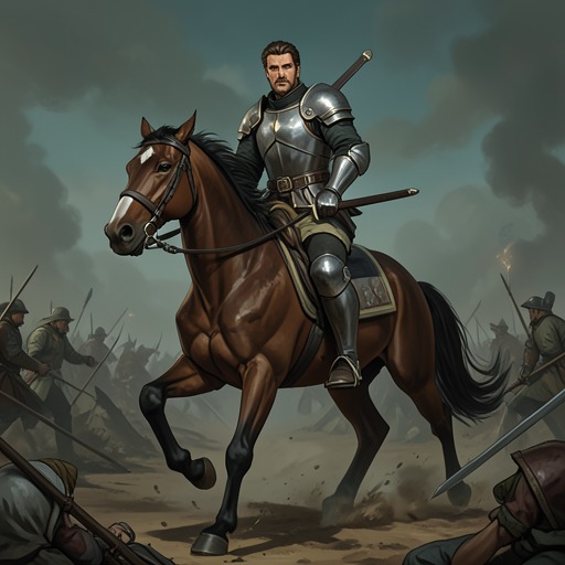 The Red Hare and Guan Yu from "The Romance of the Three Kingdoms". This flow traces the bond between Guan Yu and Red Hare, a horse whose speed enables his return to Xuande and whose final loyalty mirrors his own.
