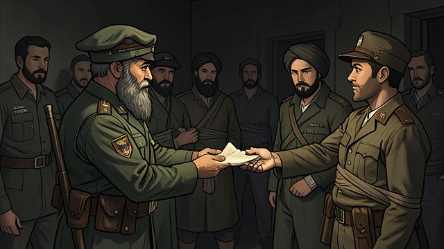 The Captives Released from "Demi-Gods and Semi-Devils". Refusal of Spoils An order reversed Xiao Feng tells the soldiers to leave the captives behind and return to his residence for rewards.