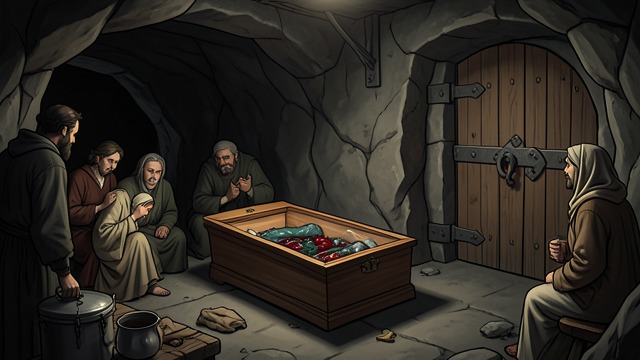Xue MuHua's False Funeral from "Demi-Gods and Semi-Devils". Refuge Concealed by Poison A staged death Xue MuHua fakes his death and places deadly poison in a coffin, hoping to discourage Ding Chunqiu from entering his…