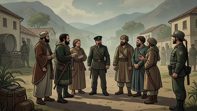 A Shared Humanity from "Demi-Gods and Semi-Devils". The Border Question A reflection on names Xiao Feng wonders why Han, Khitan, Jurchen, and Korean identities justify one group raiding another.
