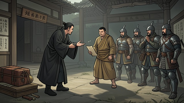A Scholar's Challenge from "Demi-Gods and Semi-Devils". A Fight Avoided A challenge refused Feng BoE tries to provoke Xu Zhu into a sparring match, but Xu Zhu insists he has no skill worthy of display.