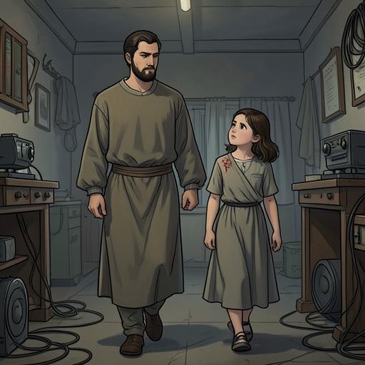 Xiao Feng and A'Zi's Uneasy Bond from "Demi-Gods and Semi-Devils". This flow traces Xiao Feng's reluctant guardianship of A'Zi and her attempts to turn his duty to A'Zhu into continued companionship.