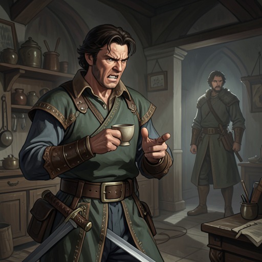 Vengeance Against Unintended Harm from "Demi-Gods and Semi-Devils". This flow traces how justified grief becomes dangerous when characters treat consequences as proof of intent and pursue revenge without complete knowledge.