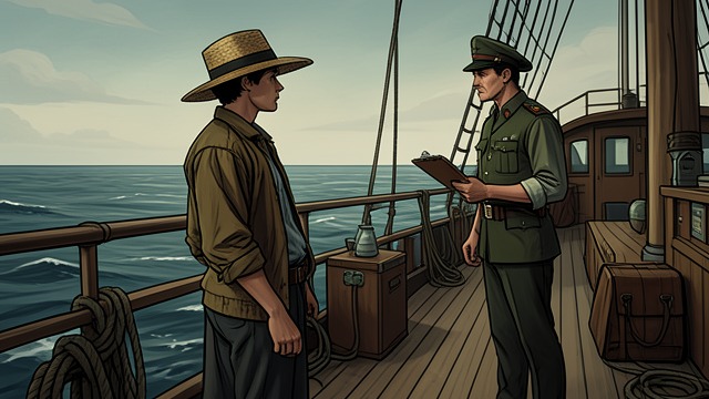 Freedom Still Has Masters from "The Emigrants". Freedom Still Has Masters New rules at sea Robert Nilsson discovers that passengers must obey shipboard regulations and that sailors remain bound to demanding…