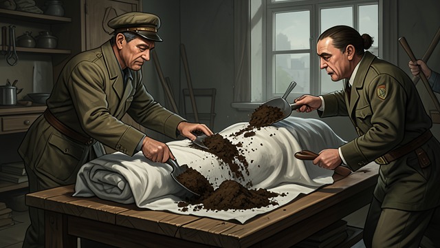 The First Burial at Sea from "The Emigrants". The First Burial at Sea A passenger dies A young girl with a throat abscess dies aboard the Charlotta.