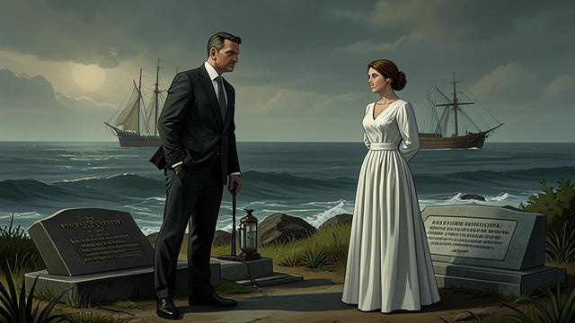A Separation at Sea from "The Emigrants". A Separation at Sea Death unnoticed at first Inga-Lena dies aboard the ship without having told Danjel how ill she was.