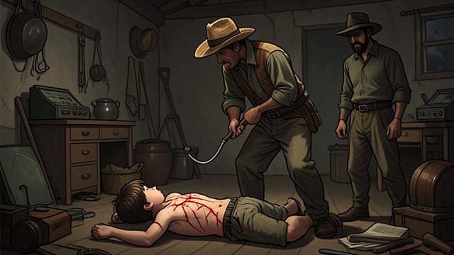 The Master’s Chastisement from "The Emigrants". The Master’s Chastisement Violence justified Aron of Nybacken strikes Robert Nilsson and calls the assault suitable chastisement.