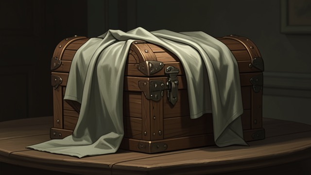 The Name on the Lid from "The Emigrants". The Name on the Lid Destination written down Karl Oskar Nilsson marks the chest with his name and North America.