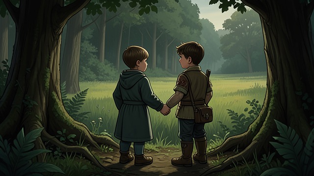 A Wagon Into the Unknown from "The Emigrants". A Wagon Into the Unknown A child’s limited understanding Johan and Lill-Märta know they are traveling but cannot comprehend the distance or danger.