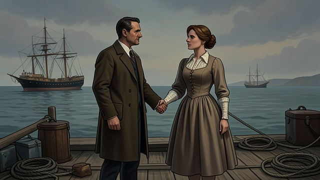Following Him Abroad from "The Emigrants". Following Him Abroad A vow of companionship Danjel Andreasson tells Inga-Lena he believes God directs him to a new land.