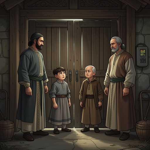 The Family’s Shared Passage from "The Emigrants". This flow traces how the Nilsson children experience emigration as a move decided by adults and endured through the material conditions of the crossing.