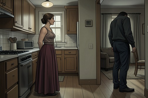 Mysterious Man Enters the Anderson Home to Warn Ralph from "The Outsider". A mysterious visitor enters Ralph Anderson and Jeannie Anderson’s home and warns Ralph to stop his investigation in Flint City.