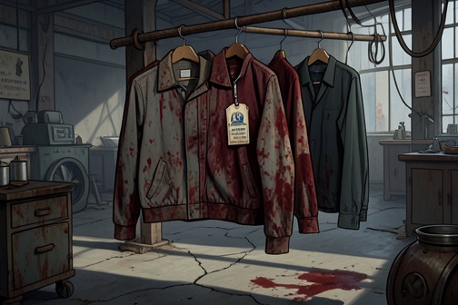 Bloodied Clothes Found in an Abandoned Ohio Factory from "The Outsider". The discovery of bloodied clothes in an abandoned Ohio factory gives the investigators a concrete lead in Holly Gibney’s theory of the outsider’s movements and…
