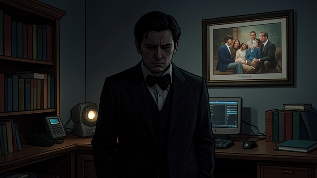The Decision Haunts Ralph from "The Outsider". The Decision Haunts Ralph Guilt becomes explicit Ralph recognizes that he should have interviewed Terry and checked the alibi before arresting him.