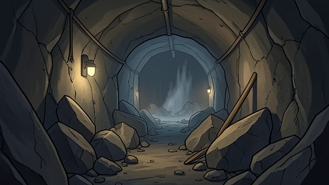 The Cave Becomes a Trap from "The Outsider". The Cave Becomes a Trap A route inside Ralph and Holly find the damaged Ahiga entrance and follow luminous residue into the cave.