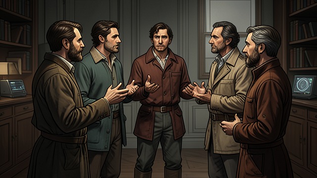 A Story Is Agreed Upon from "The Outsider". A Story Is Agreed Upon Explanation for authorities The survivors coordinate a simple account of Jack’s ambush and the investigation into Terry.