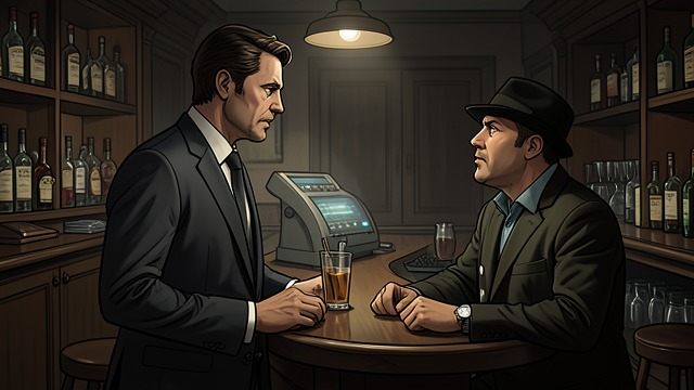 A Familiar Face at the Club from "The Outsider". A Familiar Face at the Club A strange encounter Claude sees a man resembling Terry at Gentlemen, Please.