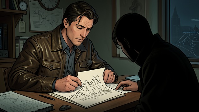 A Terrain Map from "The Outsider". A Terrain Map Memory without full understanding Holly imagines the outsider acquiring a terrain map of a victim’s consciousness.