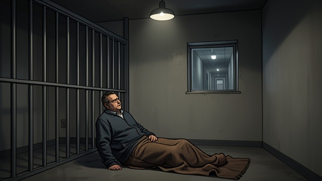 A Cell and a Stain from "The Outsider". A Cell and a Stain Prison before proof Terry spends nights in the Flint County Jail while his lawyer challenges the arrest.
