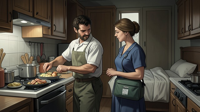 The Boltons’ Mutual Care from "The Outsider". The Boltons’ Mutual Care A son protects his mother Claude manages Lovie’s food, medication, and home needs.