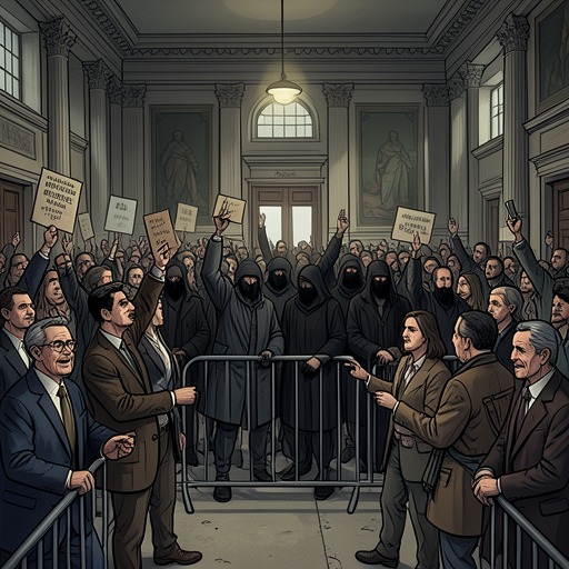 The Courthouse Mob and Its Consequences from "The Outsider". Public rage, institutional choices, and one act of revenge turn Terry’s arraignment into a lethal spectacle that cannot be undone.