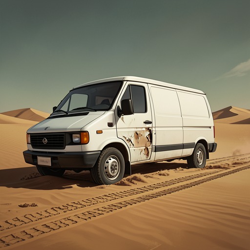 The Van’s Long Journey from "The Outsider". A stolen van passes through the hands of a runaway and an unknown criminal, leaving a material link between Dayton and Flint City.