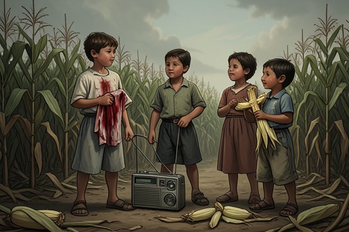 Burt and Vicky’s attack and sacrifice in Gatlin from "Children of the Corn". Burt and Vicky’s attack and sacrifice in Gatlin is the violent culmination of their discovery that the town’s children have built a religious order around He…