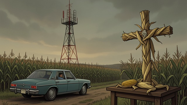 A Strange Roadside Sermon from "Children of the Corn". A Strange Roadside Sermon A Voice in the Static As Burt and Vicky approach Gatlin, their radio catches a nearby preacher denouncing worldly sin and warning…